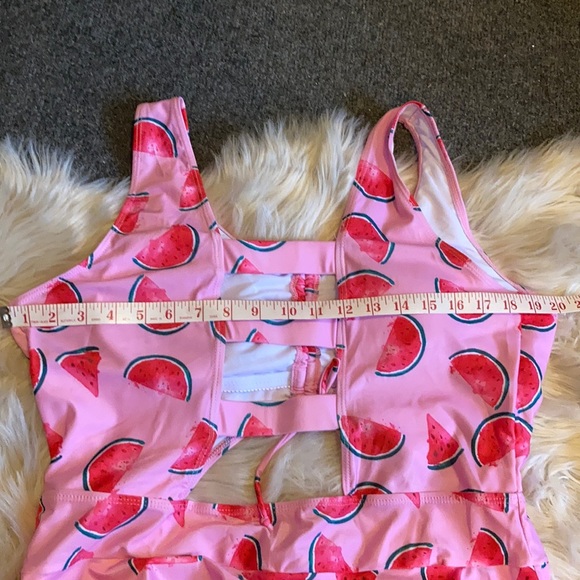 Fun Print ESPRLIA Halter Swimwear One Piece Pin up Tankini Swimwear2x 🩱🌊🌞 - Picture 6 of 8